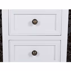 VidaXL 276039 nightstand/bedside table White - Additional view 4
