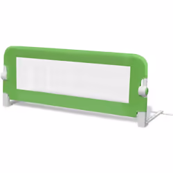 vidaXL 2x Toddler Safety Bed Rail Green 102x42cm Cotbed Protective Gate Guard - Additional view 2
