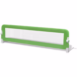 vidaXL 2x Toddler Safety Bed Rail Green 150x42cm Cotbed Protective Gate Guard - Additional view 2