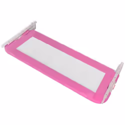 vidaXL 2x Toddler Safety Bed Rail Pink 102x42cm Cotbed Protective Gate Guard - Additional view 4