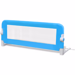 vidaXL 2x Toddler Safety Bed Rail Blue 102x42cm Cotbed Protective Gate Guard - Additional view 2