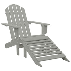 VidaXL 45700 outdoor chair Terrace Padded seat Pinewood Grey