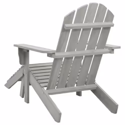 VidaXL 45700 outdoor chair Terrace Padded seat Pinewood Grey - Additional view 4