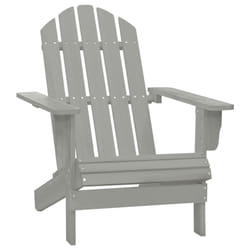 VidaXL 45702 outdoor chair Terrace Padded seat Pinewood Grey