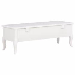 vidaXL TV Cabinet White Wood HiFi Stereo Cabinet French Style Wooden Furniture
