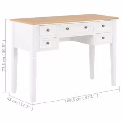 VidaXL 280069 desk - Additional view 8
