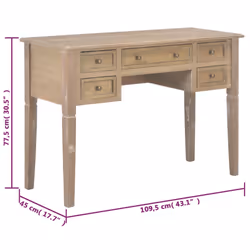 VidaXL 280072 desk - Additional view 8