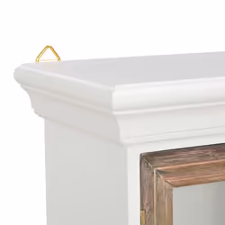 vidaXL Wall Cabinet White Engineered Wood French Style Cabinets Organiser - Additional view 5