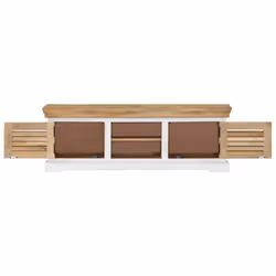 vidaXL Solid Mango Wood TV Cabinet 118x30x40cm HiFi Stand Entertainment Centre
