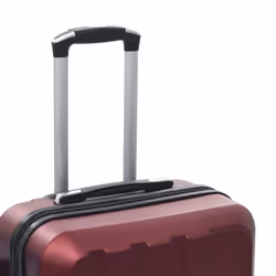 vidaXL 3 Piece Hardcase Trolley Set Wine Red ABS Travel Luggage Bag Suitcase - Additional view 4