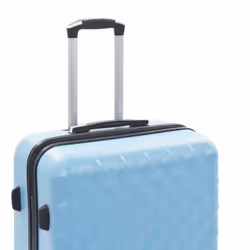 vidaXL 3 Piece Hardcase Trolley Set Blue ABS Travel Luggage Bag Suitcase Box - Additional view 5