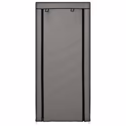 vidaXL Shoe Cabinet with Cover Grey Fabric Footwear Storage Rack Organiser - Additional view 4