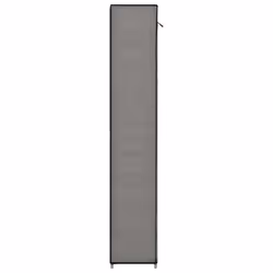 vidaXL Shoe Cabinet with Cover Grey Fabric Footwear Shelf Storage Organiser - Additional view 7