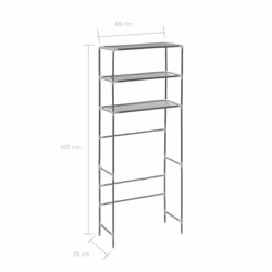 vidaXL 3-Tier Storage Shelves & Display Unit | Laundry Machine Shelf - Additional view 7