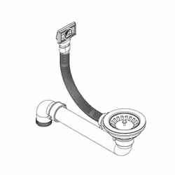 vidaXL Granite Kitchen Sink Single Basin Round White Basket Strainer Basin - Additional view 7