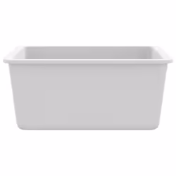 vidaXL Granite Kitchen Sink Single Basin White Basket Strainer Wash Bowl Basin - Additional view 6