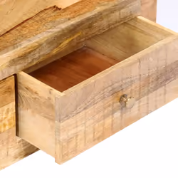 vidaXL Solid Mango Wood TV Cabinet HiFi Plasma Entertainment Centre Stand Unit - Additional view 6
