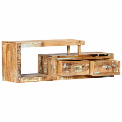 vidaXL TV Cabinet Solid Reclaimed Wood HiFi Entertainment Centre Stand Unit