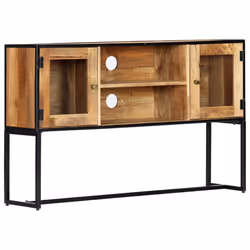 vidaXL TV Cabinet Solid Reclaimed Wood HiFi Entertainment Centre Stand Unit