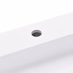 vidaXL Wash Basin 120cm Mineral Cast/Marble Cast White Bathroom Washroom Sink - Additional view 8