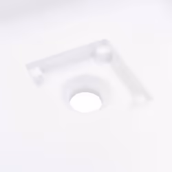vidaXL Wash Basin 50x50x12.3cm Mineral Cast/Marble Cast White Bathroom Sink - Additional view 7