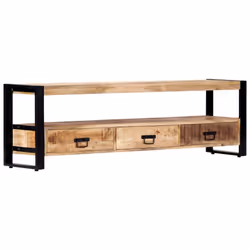 vidaXL Solid Mango Wood TV Cabinet Home HiFi Stand Unit Entertainment Centre - Additional view 10