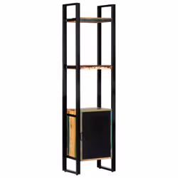 vidaXL Bookshelf Solid Reclaimed Wood Bookcase Standing Shelves Display Rack - Additional view 10