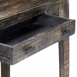 vidaXL Solid Mango Wood Desk 110x50x75cm Computer Study Writing Workstation - Additional view 4