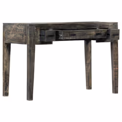 vidaXL Solid Mango Wood Desk 110x50x75cm Computer Study Writing Workstation - Additional view 9