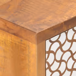 vidaXL Solid Mango Wood Sideboard 90x30x70cm Cabinets Organiser Storage Stand - Additional view 5