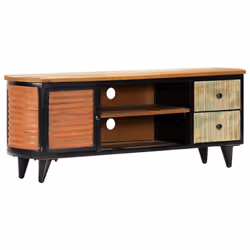 vidaXL TV Cabinet Solid Reclaimed Wood TV Stand HiFi Cabinet Stereo Cabinet