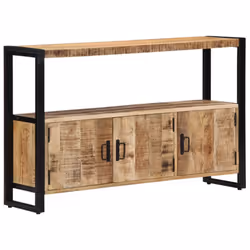 vidaXL Solid Mango Wood Side Cabinet Storage Lowboard Sideboard Commode Chest - Additional view 10