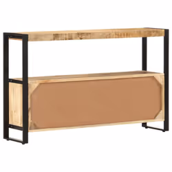 vidaXL Solid Mango Wood Side Cabinet Storage Lowboard Sideboard Commode Chest