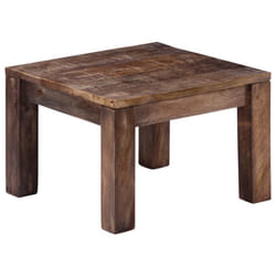 vidaXL Solid Mango Wood Coffee Table 50cm Living Room End Side Couch Stand