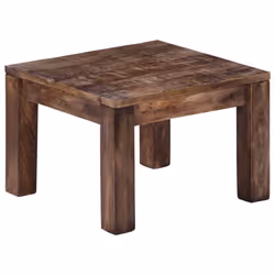vidaXL Solid Mango Wood Coffee Table 50cm Living Room End Side Couch Stand - Additional view 9