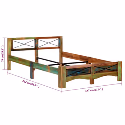 VidaXL 247666 bed frame - Additional view 8