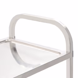 vidaXL 2-Tier Kitchen Trolley 95x45x83.5cm Stainless Steel Dining Serving Cart - Additional view 3