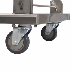 vidaXL Platform Wagon Silver Stainless Steel Transport wagons Hand Trolleys - Additional view 6