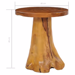 vidaXL Solid Teak Wood Coffee Table Home Garden Furniture Couch Side End Table