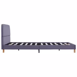 vidaXL Bed Frame without Mattress Bed Base Light Grey Fabric 135x190 cm Double