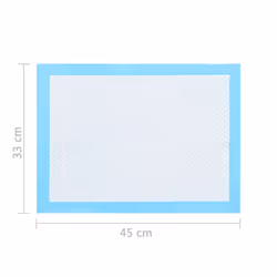 vidaXL 200x Pet Training Pads 45x33cm Non Woven Fabric Puppy Toilet Pads