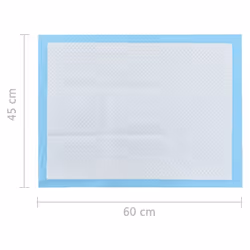 vidaXL 200x Pet Training Pads 60x45cm Non Woven Fabric Puppy Toilet Pads - Additional view 8