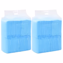 vidaXL 200x Pet Training Pads 60x60cm Non Woven Fabric Puppy Toilet Pads