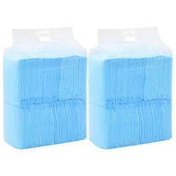 vidaXL 200x Pet Training Pads 60x60cm Non Woven Fabric Puppy Toilet Pads