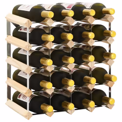 VidaXL 282469 wine rack Steel, Wood - Additional view 2