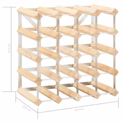 VidaXL 282469 wine rack Steel, Wood - Additional view 5
