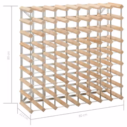VidaXL 282471 wine rack Steel, Wood - Additional view 5