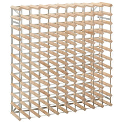 VidaXL 282472 wine rack Steel, Wood