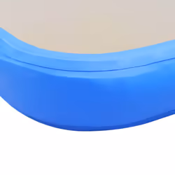 vidaXL Inflatable Gymnastics Mat with Pump 300cm PVC Blue Exercise Gym Carpet - Additional view 10