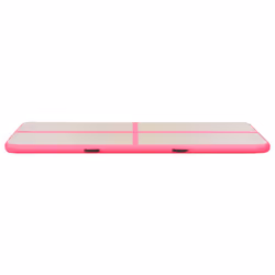 vidaXL Inflatable Gymnastics Mat with Pump 500cm PVC Pink Exercise Gym Carpet - Additional view 6